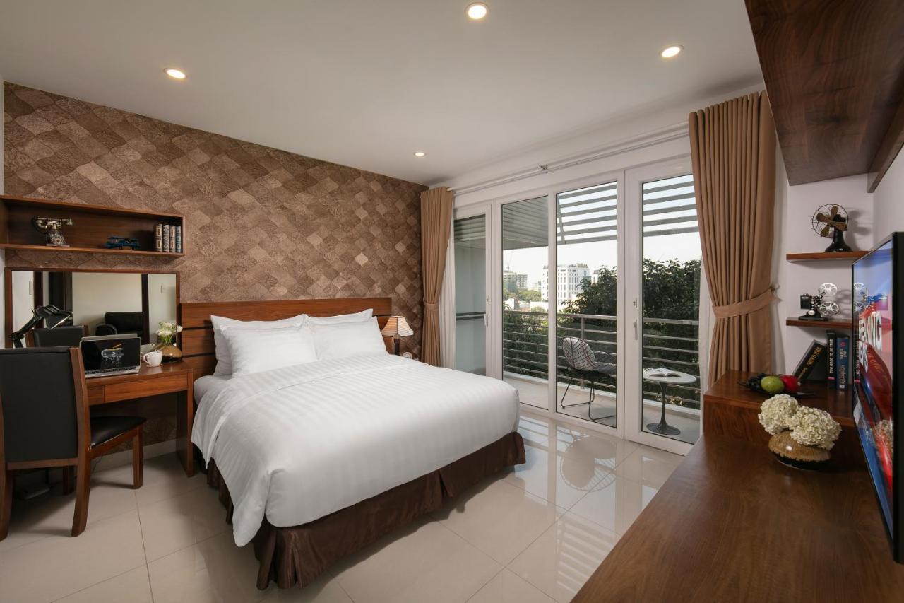 Poonsa Serviced Apartment โฮจิมินห์ซิตี้ ภายนอก รูปภาพ